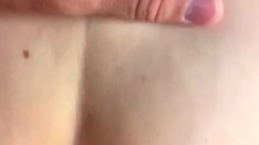 Spreading for hard anal close up