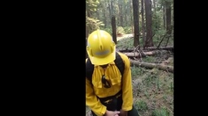 real wildfire worker