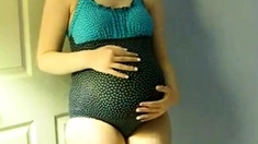 pregnant swimsuit