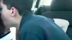Sucking A Cock Seated In His Car