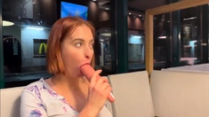 Redhead fingers and toy fucks lustily
