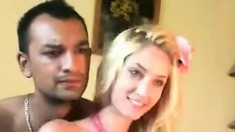 Blonde beauty and her shiek lover webcam sex