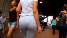 see through ass leggings culona