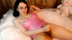 Webcam tranny with big tits solo